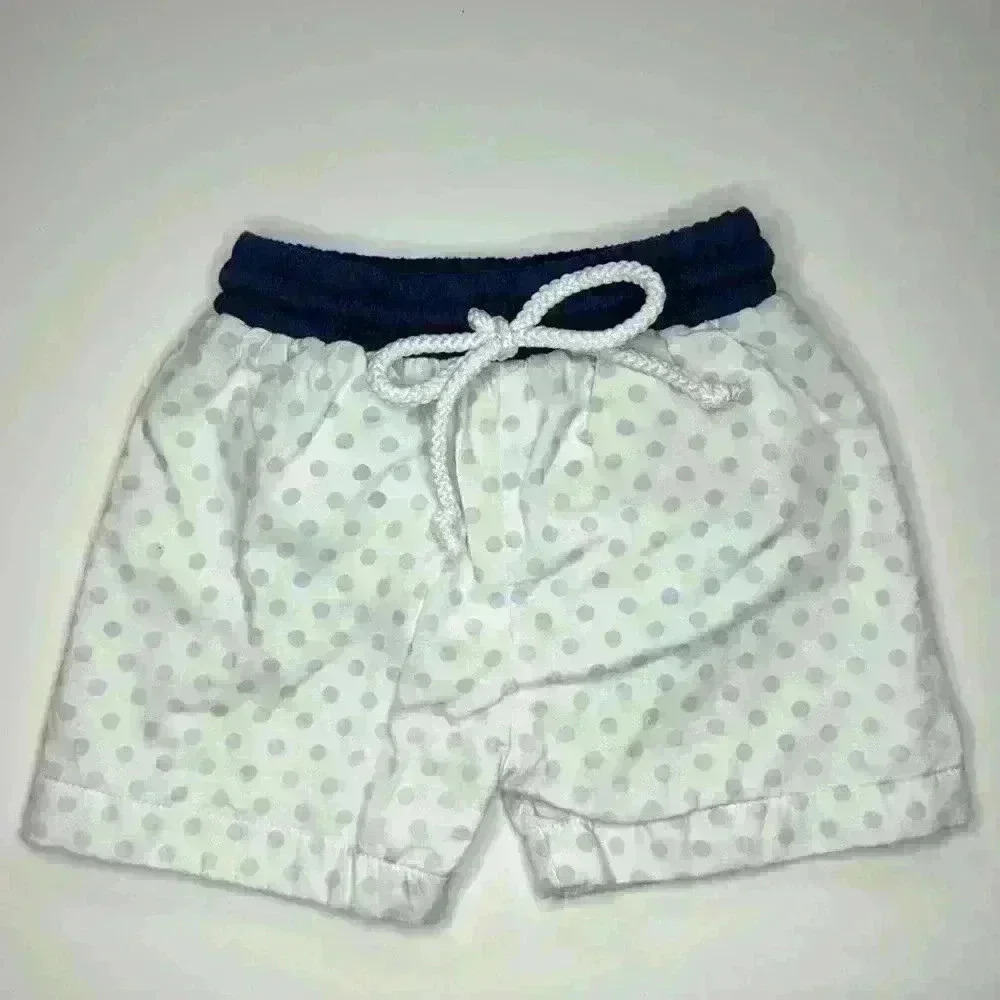 Cecil and Lou Polka Dot Swim Trunks